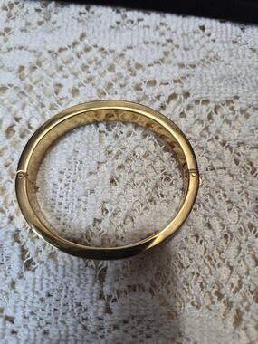 J Crew Classic  Gold-tone  Hinged Braclet